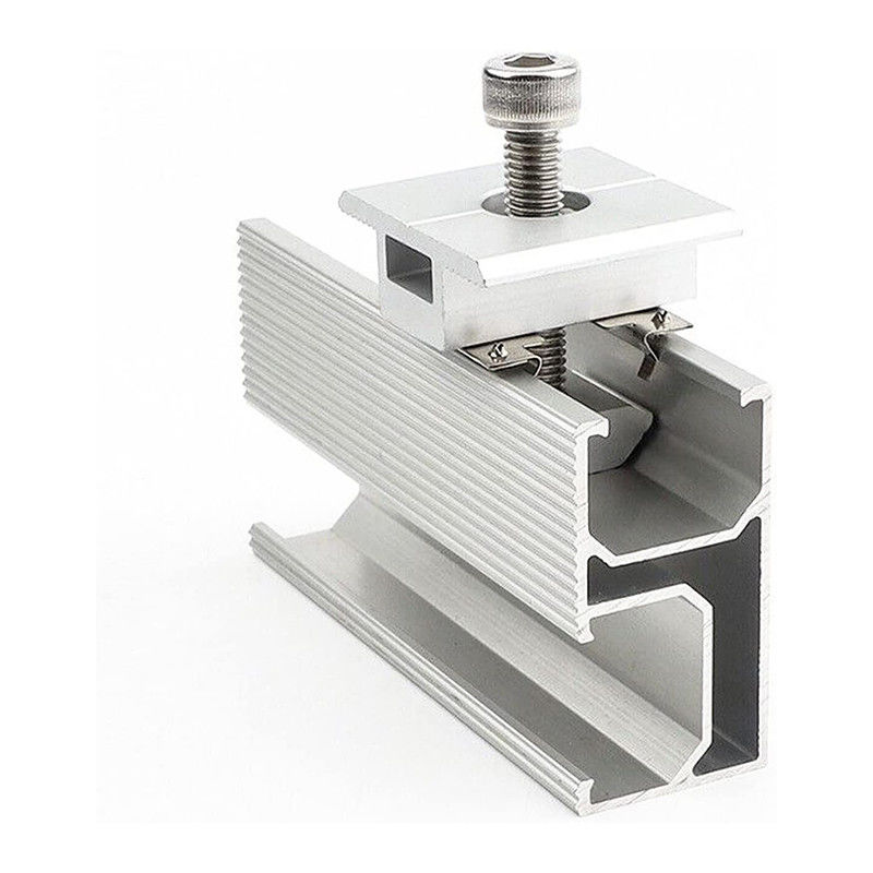 Panel słoneczny o wysokiej wytrzymałości Mocowanie zaciskowe Solar Mid Clamp o grubości od 3,0 mm do 4,5 mm
