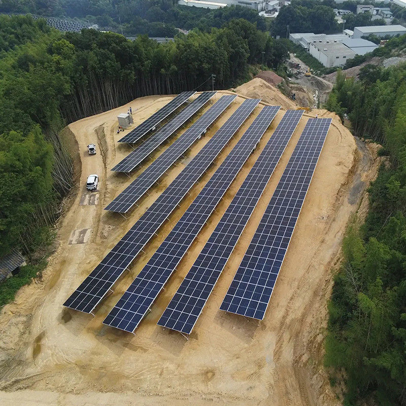 Podstawa betonowa, odporna na korozję, podłoga, uchwyt do montowania paneli słonecznych do regulacji kąta nachylenia