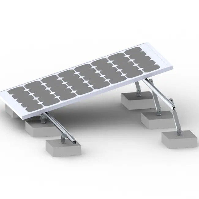 System montażu paneli słonecznych ze stali stopowej do instalacji słonecznych na płaskich dachach i na ziemi