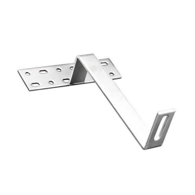 Fabrycznie wyprodukowany dach słoneczny ze stali nierdzewnej haczyk płaski system montażu dachu dla paneli słonecznych dla dachu słonecznego