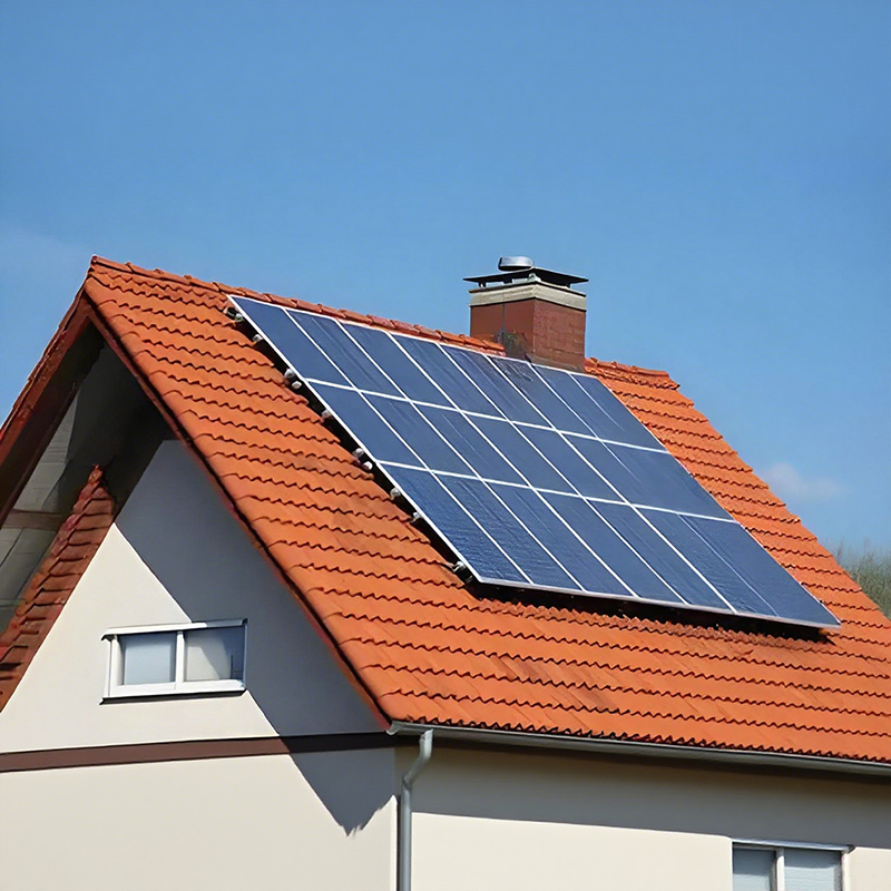 Sloped Roof-Specific Solar Bracket Fits Roof Curvature Stable & Non-Shifting  Compatible with Asphalt Shingle/Color Steel Roofs