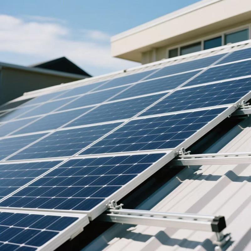 Podstawy do montażu paneli słonecznych na dachu dla budynków komercyjnych Łatwa instalacja Korzyści ekonomiczne i środowiskowe