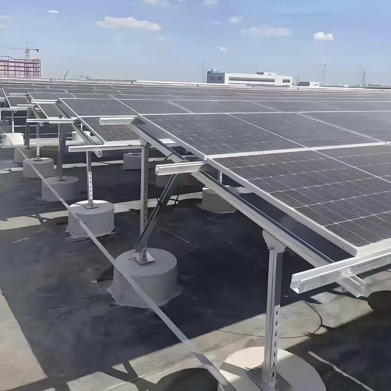Uchwyty montażowe paneli słonecznych do dachów metalowych, zapewniające szybki montaż i wsparcie dla komercyjnych systemów energii słonecznej