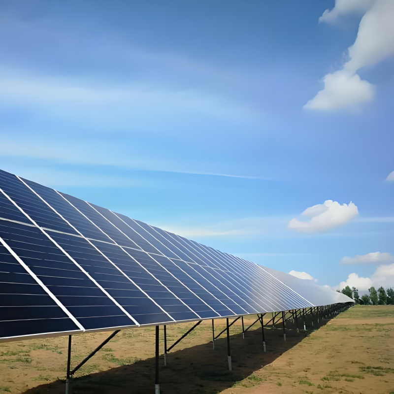 Corrosion Resistant Zinc-Mg-Aluminum Steel Ground Solar Mounting Brackets for Open Ground Panels