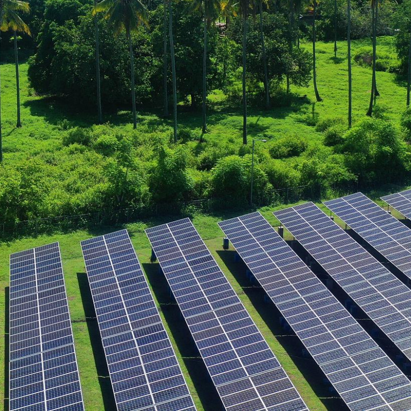 Specjalna konstrukcja wspornika PV odporna na silny wiatr, przeznaczona do montażu na gruncie, o dużej nośności i odporności na korozję