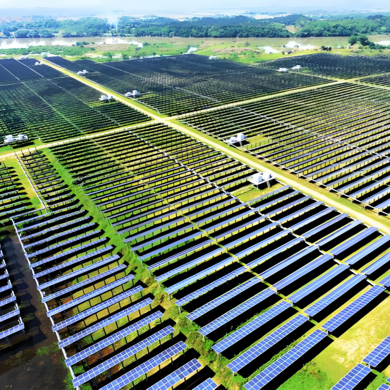 Specjalna konstrukcja wspornika PV odporna na silny wiatr, przeznaczona do montażu na gruncie, o dużej nośności i odporności na korozję