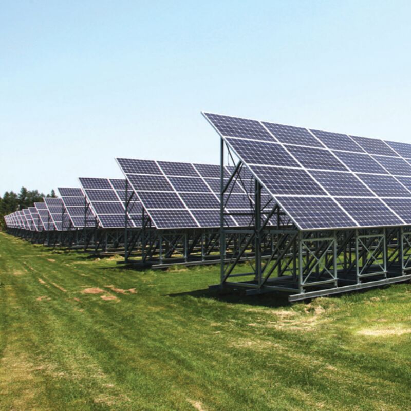 Podłoża do montażu słonecznego na ziemię elastyczny i regulowany system montażu z opatentowanym projektem do bezpiecznej instalacji projektu słonecznego